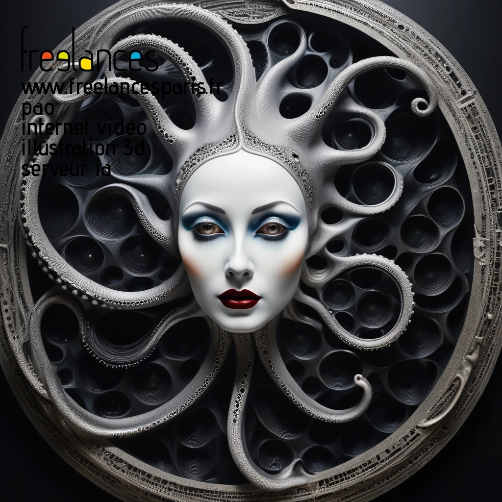 Pao mise en page internet vidéo illustration 3d serveur IA générative AI freelance paris studio de création magazines uftvulg0